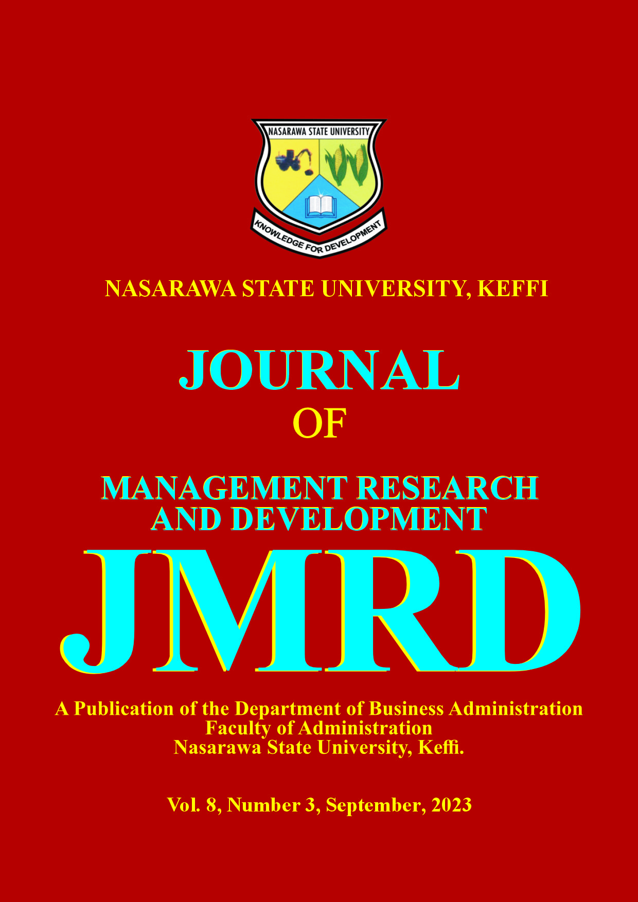 EFFECT OF KNOWLEDGE MANAGEMENT ON PERFORMANCE OF LISTED FOOD AND BEVERAGES COMPANIES IN LAGOS STATE, NIGERIA
